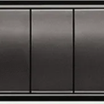 1 WAY SWITCH 16A CURVE GREY (PRITAM)