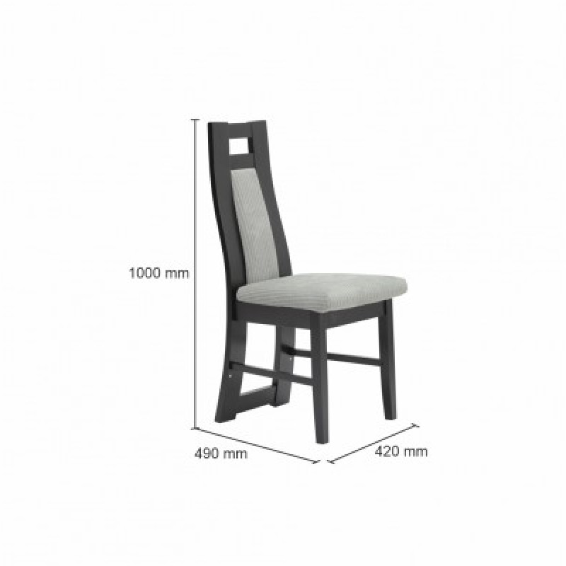 WILLOW 7 PIECE DINING SET (BLACK)