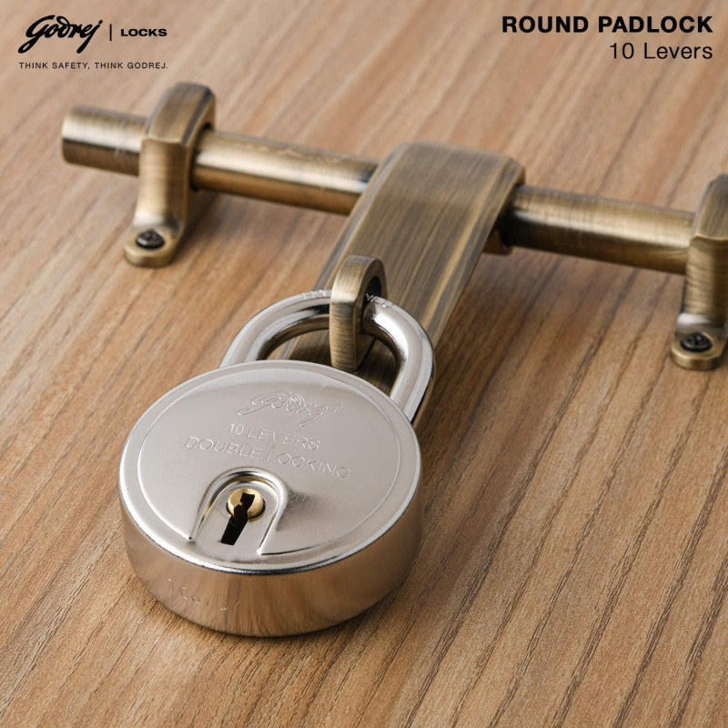 Godrej Round Padlock 10Lvr 8150