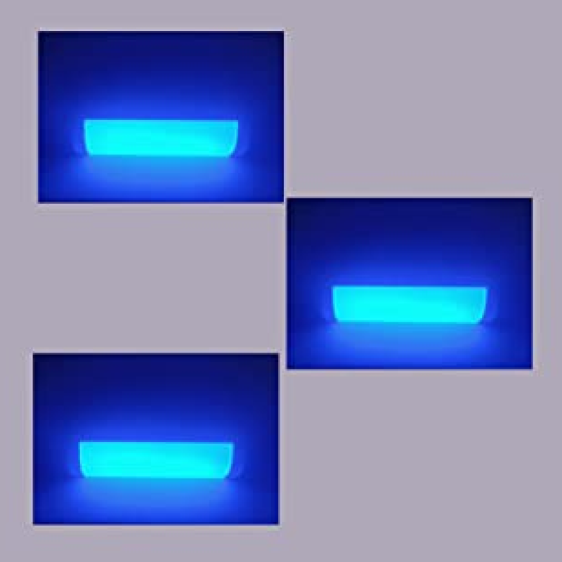 4 MODULE LED FOOTLIGHT BLUE (P)