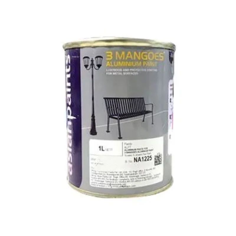 ASIAN PAINTS 3 MANGOES ALUMINIUM PAINT 1L (Aluminium)