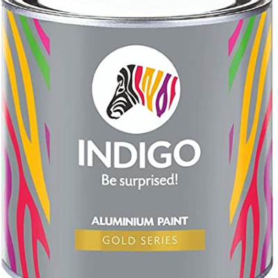 INDIGO ALUMINIUM PAINT (GOLD) - 1LTR