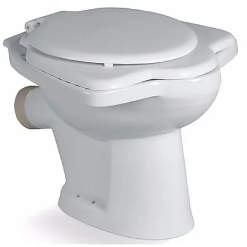 Closed Front Floor Mounted Anglo Indian 'P' Trap