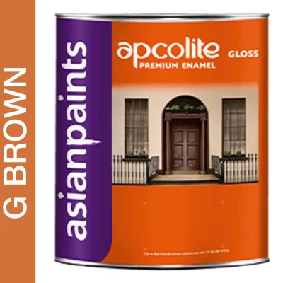 ASIAN PAINTS APCOLITE PREMIUM GLOSS ENAMEL- SHADES 1L (GOLDEN BROWN)