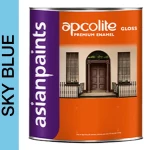 ASIAN PAINTS APCOLITE PREMIUM GLOSS ENAMEL- SHADES 1L (Sky Blue)