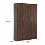 3 DOOR WARDROBE (BKWB 009)