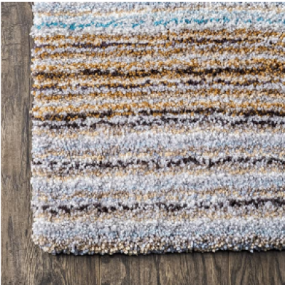 SHAGGY MULTI COLOUR MICROFIBER RUGS