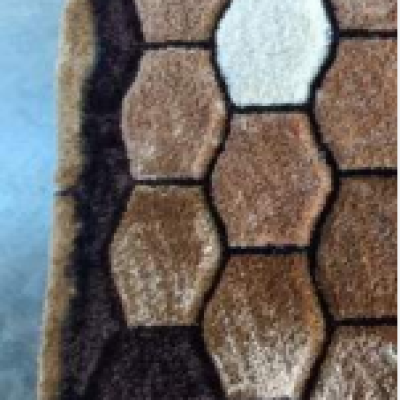 SHAGGY DARK GREY COLOUR MICROFIBER RUGS