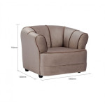 CRISLAN SOFA (3+2 SEATER) (FABRIC)