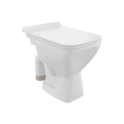 European Water Closet With Slim Seat Cover
