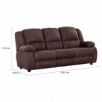 GLORY RECLINER SOFA (3+1R+1R) (Fabric)