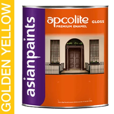 ASIAN PAINTS APCOLITE PREMIUM GLOSS ENAMEL- SHADES 1L (Golden Yellow)
