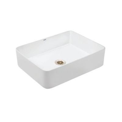 JAQUAR THIN RIM TABLE TOP BASIN - WHITE