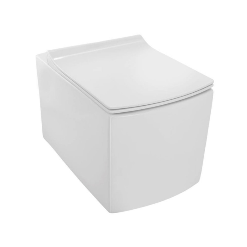 JAQUAR RIMLESS, BLIND INSTALLATION WALL HUNG WC - WHITE