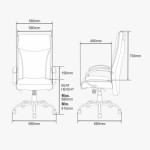 HIGH BACK CHAIR OCH 033 (BROWN)