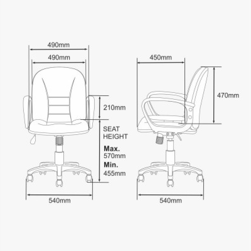 LOW BACK CHAIR OCL 003 (BLUE)