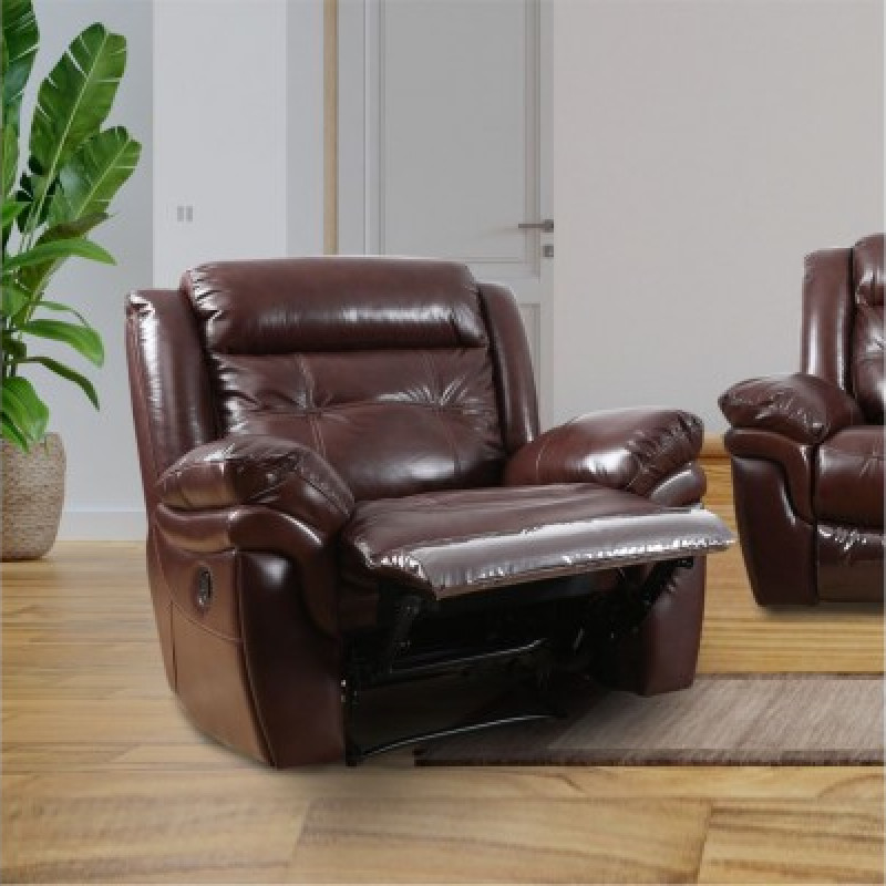 ROCKY RECLINER SOFA (3RR+1R+1R) (GENUINE LEATHER)