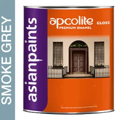 ASIAN PAINTS APCOLITE PREMIUM GLOSS ENAMEL- SHADES 10L (Smoke Grey)