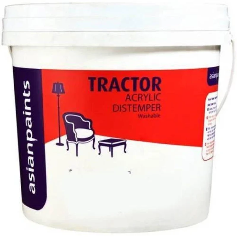 ASIAN PAINTS TRACTOR ACRYLIC DISTEMPER 5KG (Snow White)