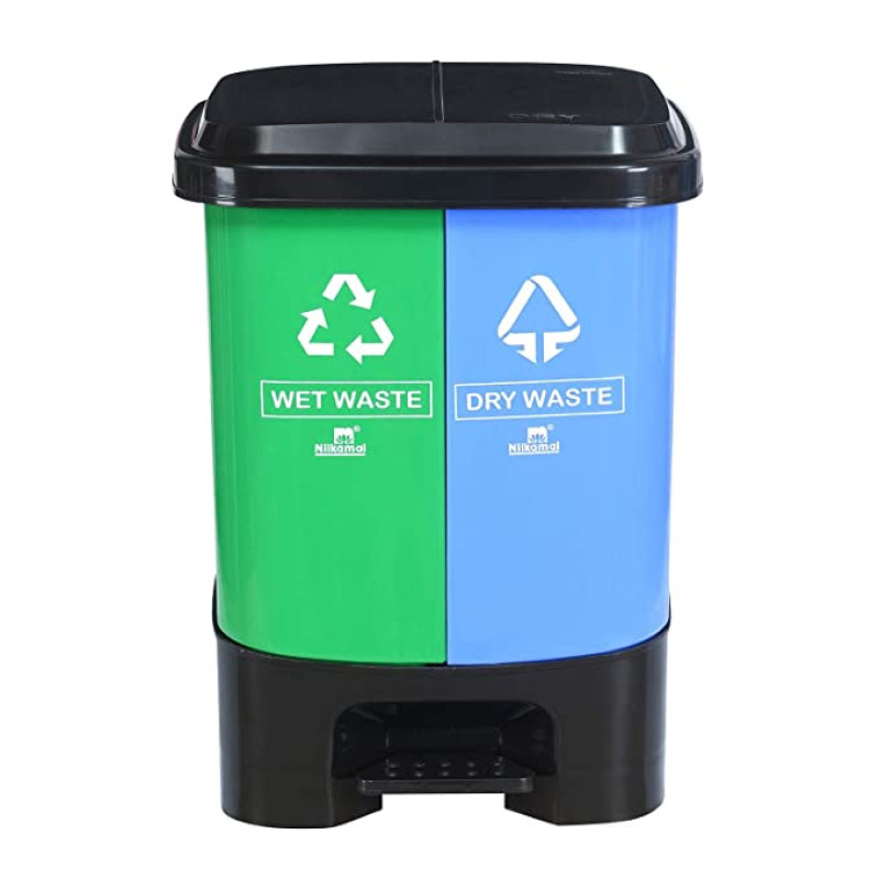 TWIN DUSTBIN 10LTR PGR