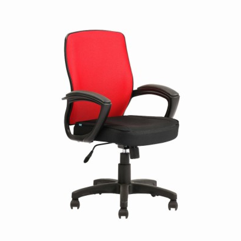 LOW BACK CHAIR OCL 020 (BLACK &amp; MAROON)