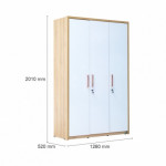 RICKY 3 DOOR WARDROBE