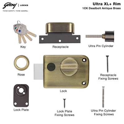 Godrej Rim Dead Blot Lock 1ck AB 2341