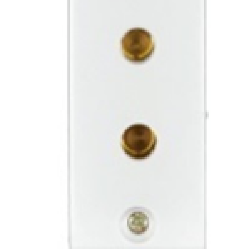 2PIN SOCKET WHITE (PRITAM)