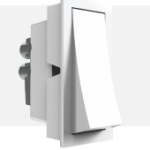 2 WAY SWITCH CURVE WHITE (PRITAM)