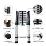 Single Telescopic Ladder 16 steps (20.5ft)