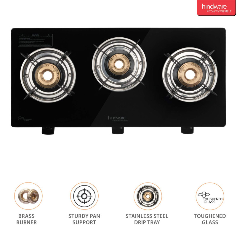 Hindware cooktop Brio 3B (Plus)