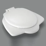 White Anglo Indian Toilet Seat