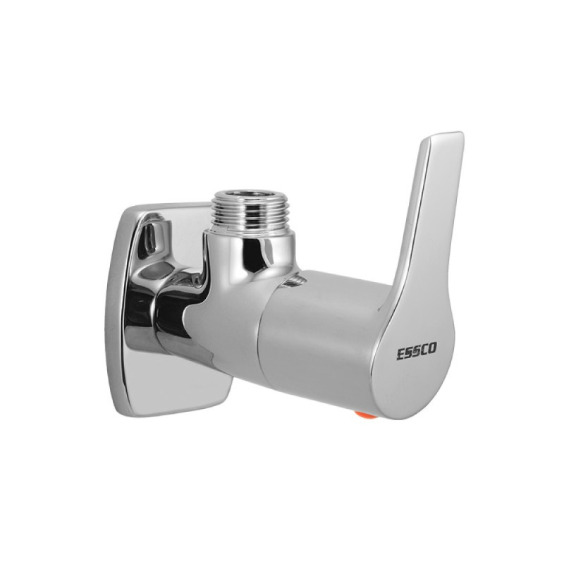 Angular Stop Cock With Wall Flange
