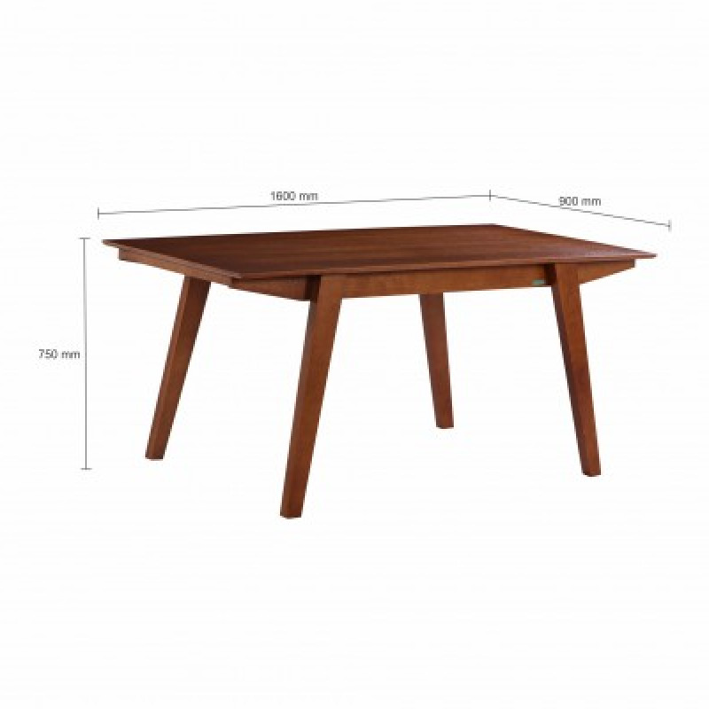 ATLANTA 7 PIECE DINING SET (LIGHT BROWN)