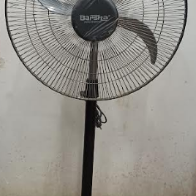 Barsha Farrata Turbo Stand Fan 18inch Black