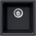QUARTZ SINK - BLACK -16X18