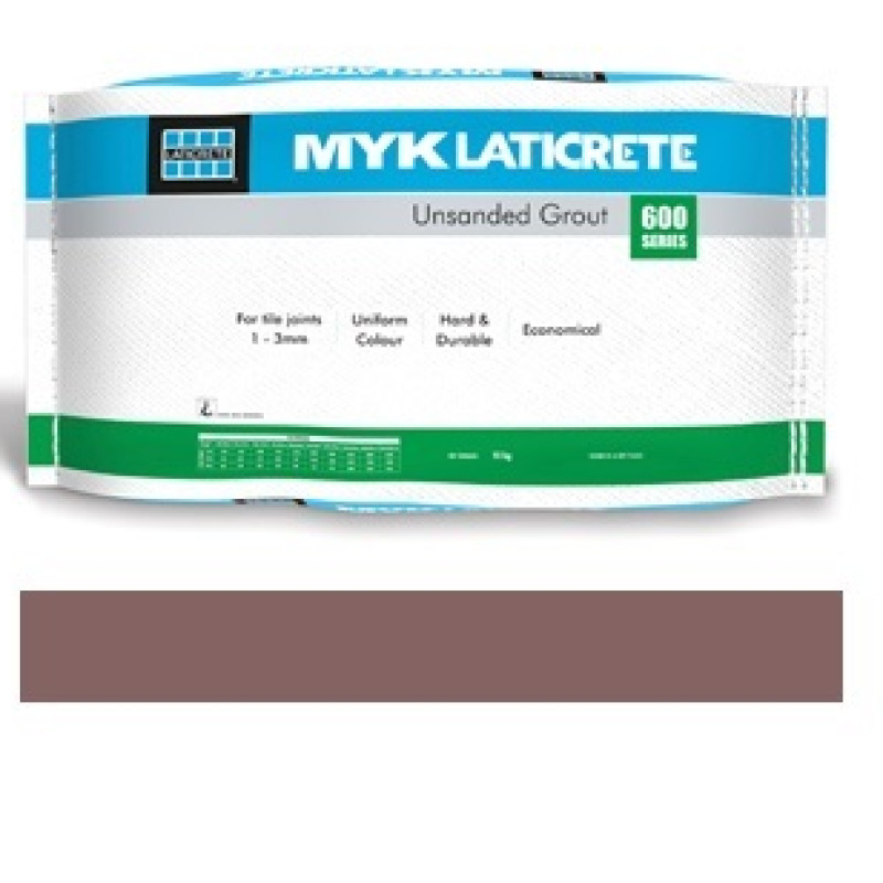 MYK LATICRETE 6109 UNSANDED GROUT BURGUNDY 1KG