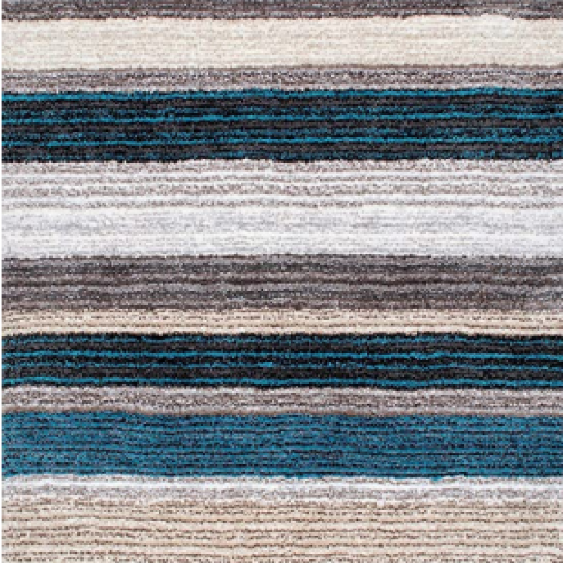 SHAGGY BLUE and BEIGE COLOUR MICROFIBER RUGS
