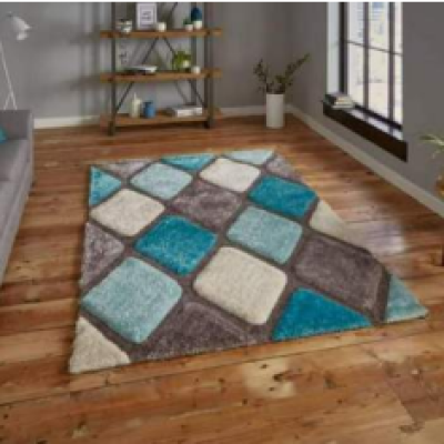 SHAGGY MULTI COLOUR MICROFIBER RUGS