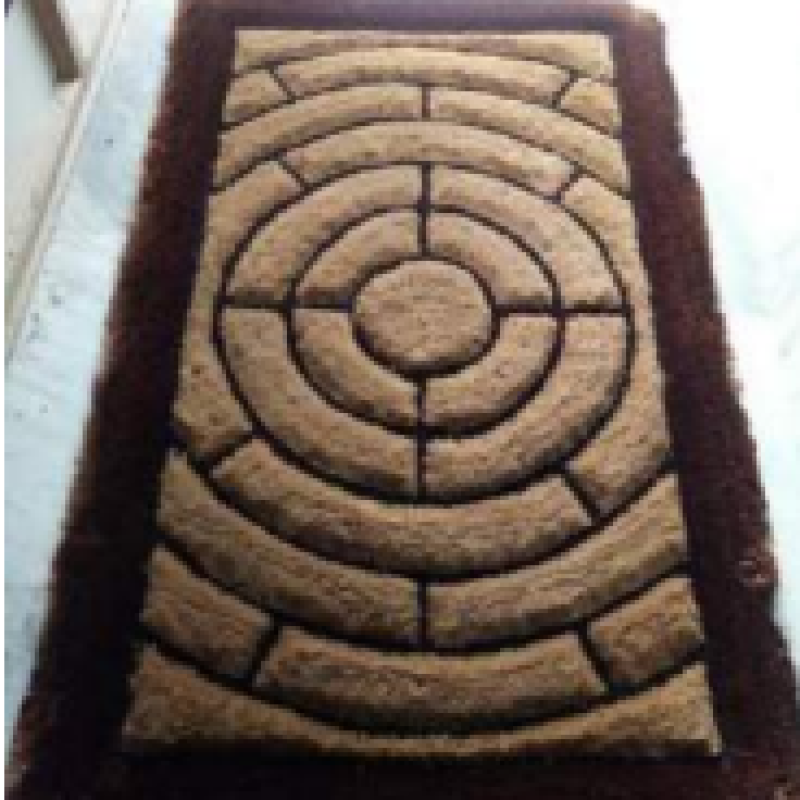 SHAGGY DARK BROWN COLOUR MICROFIBER RUGS
