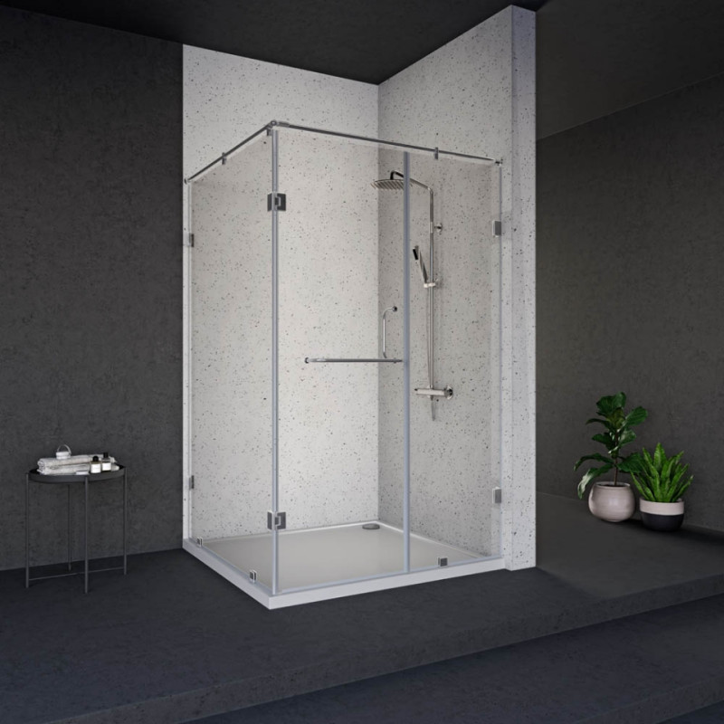 Jaquar Frameless Shower Enclosures 1840-L - (SIZE : 1600-2000)