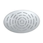 JAQUAR MAZE OVERHEAD SHOWER 340X220MM OVAL SHAPE SINGLE FLOW