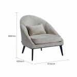 OLLIE ACCENT CHAIR SINGLE SEATER