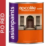 ASIAN PAINTS APCOLITE PREMIUM GLOSS ENAMEL- SHADES 1L (P.O Red)