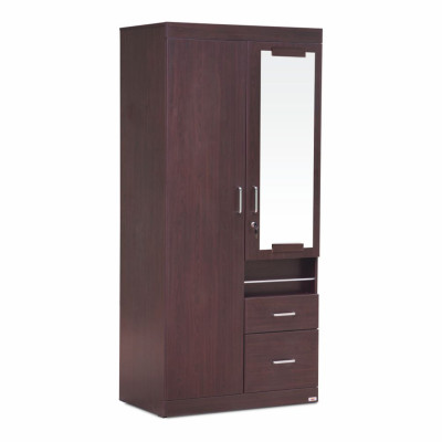 ROSLY 2 DOOR WARDROBE WITH MIRROR