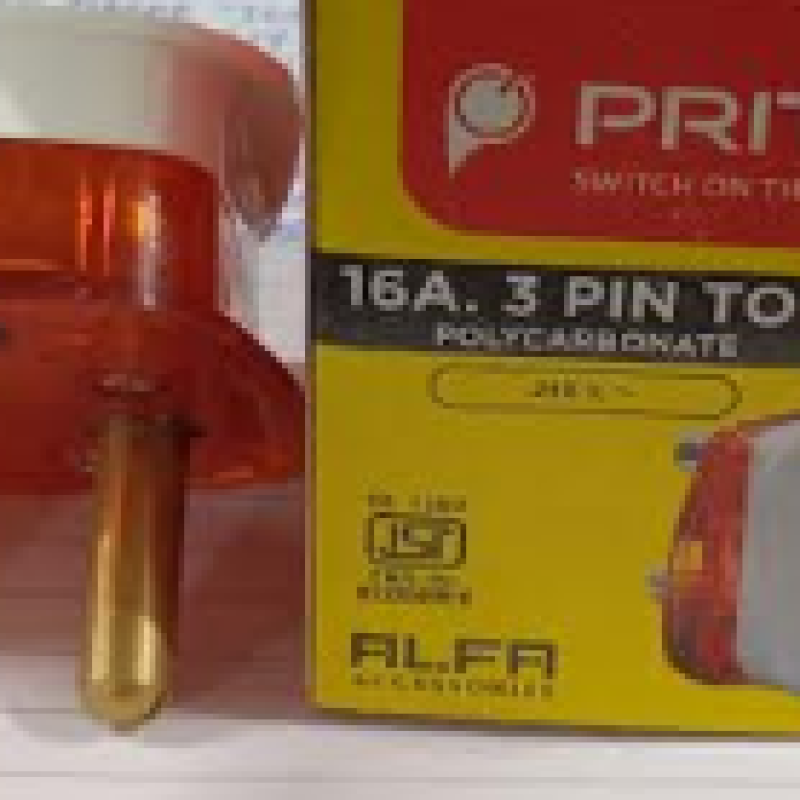 PRITAM PC 16 AMPR TOP 3PIN PLUG