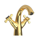 JAQUAR CENTRAL HOLE BASIN MIXER - FULL GOLD