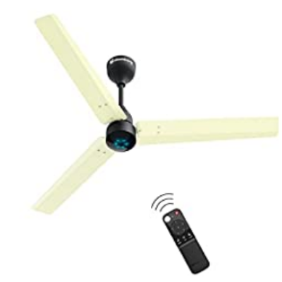 RENESA IVORY BLACK CEILING FAN (ATOMBERG)