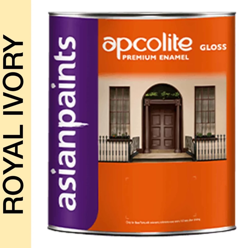 ASIAN PAINTS APCOLITE PREMIUM GLOSS ENAMEL- SHADES 4L (Royal lvory)