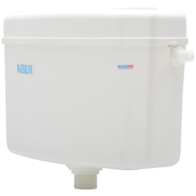 Sleek Single Flush Cistern (White) - Watertec